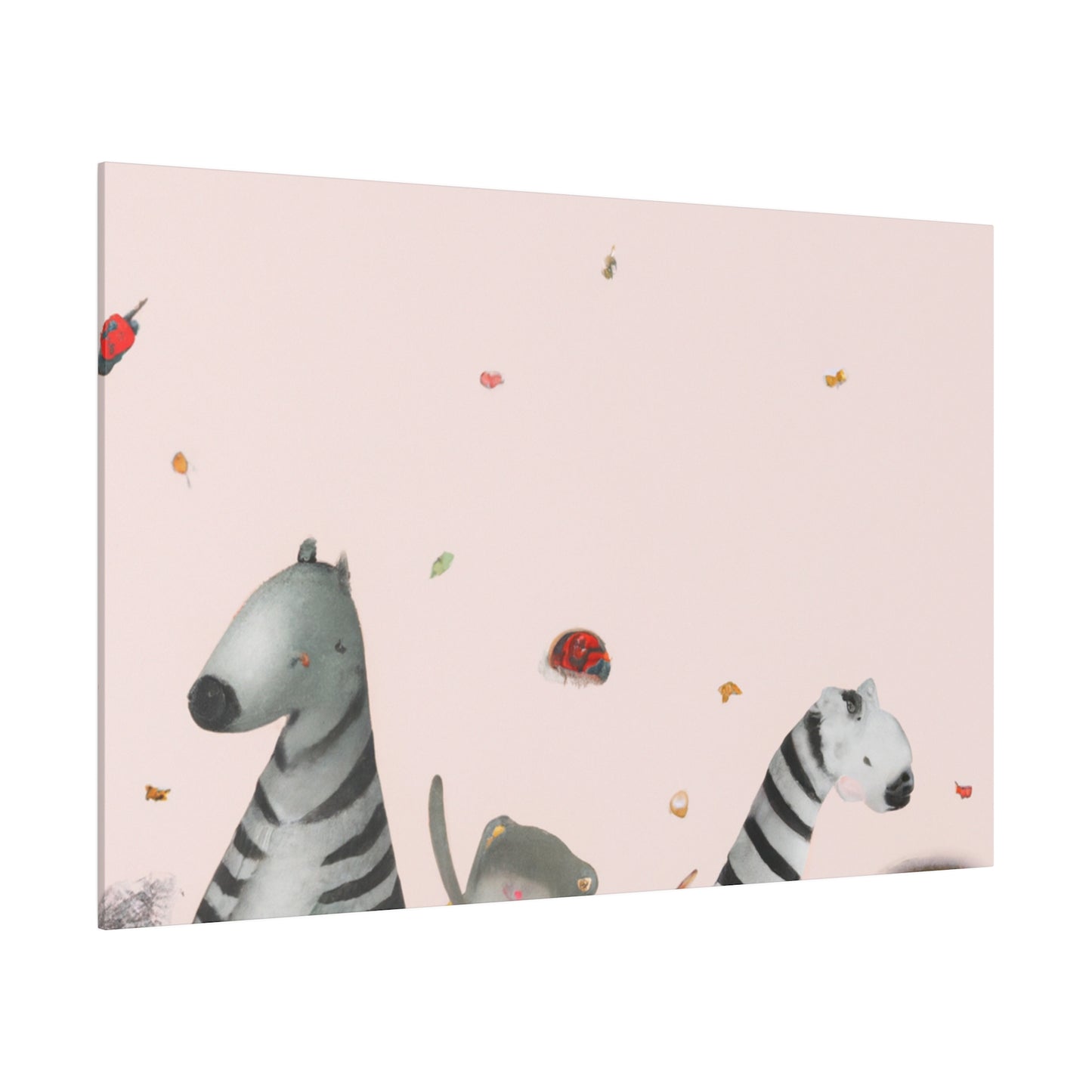 Fluffy Stripes - Canvas